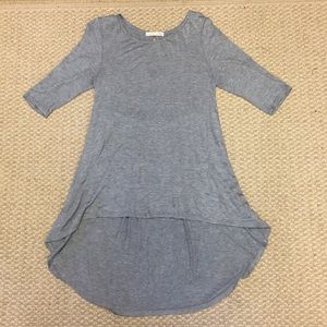 Super soft light gray high/low top